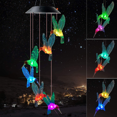 thumbnail image 4 of Campanilla de viento solarLuces de colibríLuces decorativas con energía solarLámpara de araña solarLuces de jardín al aire librePatioVentanaFiestaAcción de GraciasRegalos1.23cp, 4 of 5