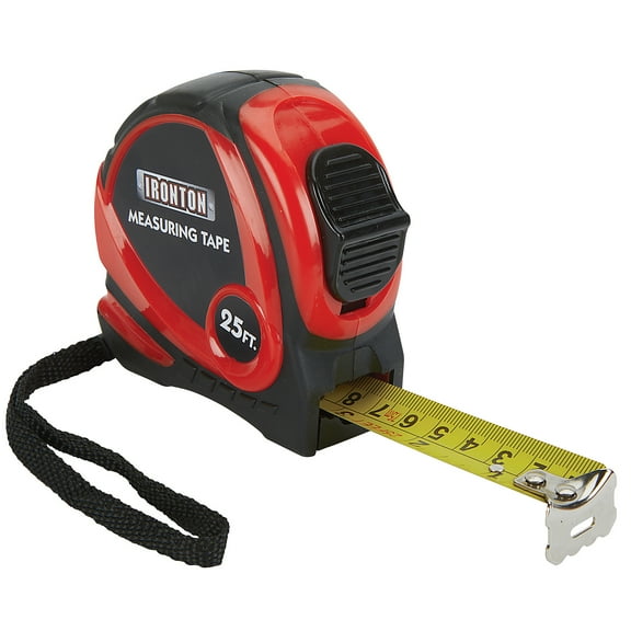 Ironton 25ft. Wide Blade Tape Measure, Model# DF-NTE-P02