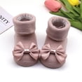thumbnail image 3 of Kids Socks Winter Warm Socks Toddlers Boys Girls Children Bowknot Princess Socks Floor Socks + 1Pc Bow Hairband Girls Toddler, 3 of 5