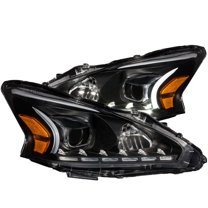 ANZO USA 121500 Projector Headlight Set Fits select: 2013-2014 NISSAN ALTIMA, 2015 NISSAN FRONTIER