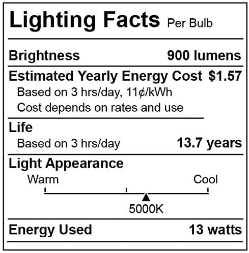 PAR38 LED Flood Light Bulb  5000K Daylight 90w Equiv Outdoor Non-Dimmable 4Pack