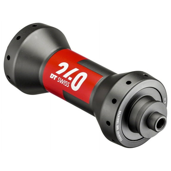 DT Swiss 240 Front Hub - QR x 100mm, Black/Red, 20H