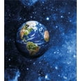 thumbnail image 3 of Ambesonne Space Duvet Cover Set, Planet Earth Solar System, Calking, Blue Green, 3 of 6