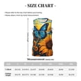 thumbnail image 4 of Honeii Colorful Cloud Butterfly Sunflower print basktball shirt for men and women, Unisex basketball jersey for Theme party-Small, 4 of 6