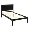 thumbnail image 2 of Platform Bed Frame, SEGMART Twin Size Bed Frame with Headboard, Wood Bed Frame with Slat Support, Platform Bed Frame, Twin Bed Frame No Box Spring Needed, 76"L x 42"W, Holds 300 lbs, Espresso, LLL2749, 2 of 6