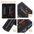 thumbnail image 5 of 4pcs PC Network Wire Tester PC Network Cable Tester Telephone Network Cable Tester, 5 of 8