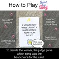 thumbnail image 4 of Game That Song 90'S Mix Expansion - 50 cartas nuevas - Juego de cartas musicales para adultos y adolescentes de la familia. ¡Diversión hilarante, adictiva y competitiva para noches de juegos!, 4 of 5