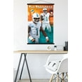 thumbnail image 5 of NFL Miami Dolphins - Tua Tagovailoa 24 Wall Poster with Magnetic Frame, 22.375" x 34", 5 of 5
