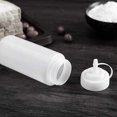 thumbnail image 3 of 4pcs 200ml Condiment Bottle Plastic Multi-use Condiment Bottles Squeeze Condiment Bottles Clear Bottles for Sauce Sauce Bottle with Cap for Seasonings, 3 of 5