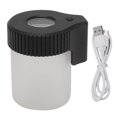 thumbnail image 1 of LED Magnifying Jar 8X Magnifying Viewing Jar Glass Shell Odor Proof Waterproof LED Storage Container for Tobacco Herbs, 1 of 8