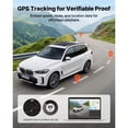 thumbnail image 5 of KFFKFF Dual Dash Cam with 4K Front and 1080P Rear, 32 GB Card Included, Built-in GPS, G-Sensor, 129° Front & 125° Rear View, 3.18" Screen, Loop Recording, and Parking Mode, 5 of 9