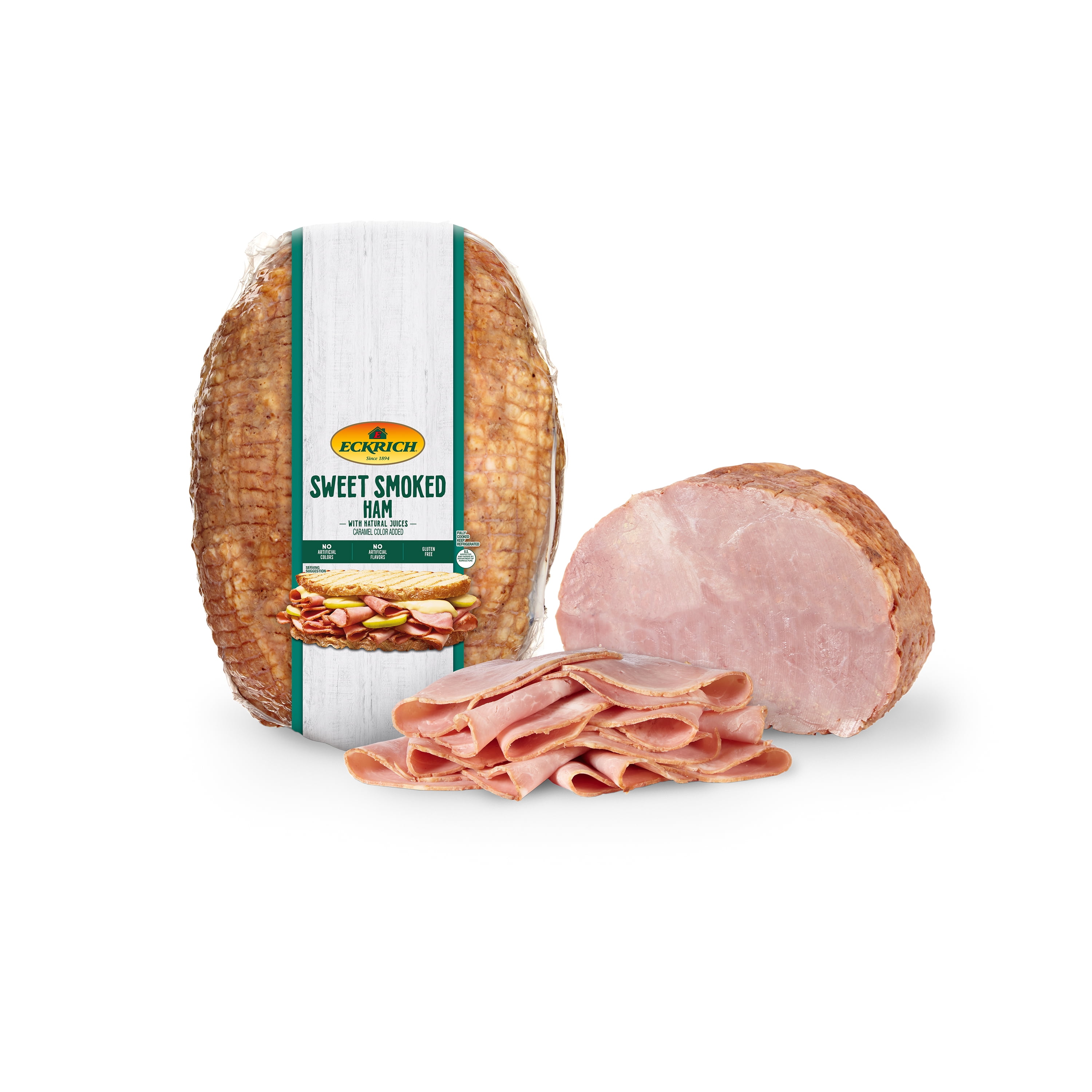 Eckrich Sweet Smoked Ham, Deli Sliced, Vacuum Pack