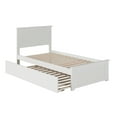thumbnail image 6 of Nantucket Twin Extra Long Bed with Matching Footboard and Twin Extra Long Trundle in White, 6 of 7