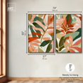 thumbnail image 5 of Warm and Cool Gres Botanical Set Canvas Print Botanical Wall Decor Set by Art Remedy, Black Frame, 36 x 54, 5 of 6