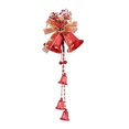 thumbnail image 1 of JM Campanas decorativas navideñas, campana navideña colgante Campana navideña Decoración navideña Cascabeles para adornos del hogar, árbol de Navidad, decoración de puertas(rojo) JM RV021031-01238SDJ, 1 of 5