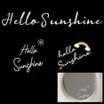 thumbnail image 1 of 3 pegatinas de espejo "Hola Sol", calcomanía de espejo con afirmación positiva y cita motivacional para baño, dormitorio, sala de estar, ventana de coche, espejo retrovisor., 1 of 5