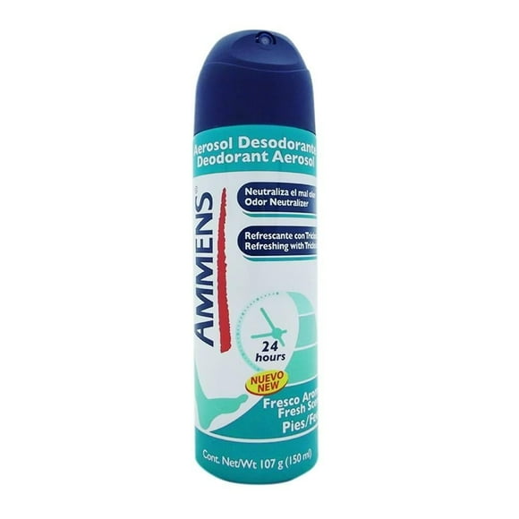 Aerosol desodorante para pies Ammens aroma fresco 150 ml