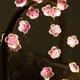 thumbnail image 2 of Lámpara LED de alambre de cobre con forma de flor, cadena de lámparas con forma de flor de cerezo y durazno, cadena de lámparas para decoración de festivales, 2 of 5