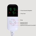 thumbnail image 3 of Mantas eléctricas Manta eléctrica de franela suave con calefacción para el invierno Manta eléctrica con calefacción suave con control de temperatura temporizado AHeartcove DRT221129-0200JD, 3 of 4