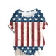 thumbnail image 1 of Vestidos Casuales Para Mujer, Blusas De Mujer De Moda Blusa de lino informal con botones y manga corta estampada para mujer, 1 of 4