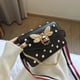 thumbnail image 4 of Bee Purse Bolsos cruzados de moda con perlas para mujer Bolsos de hombro de cuero de pu Bolsos de embrague MFZFUKR CPB-US-PSF1069-3, 4 of 5