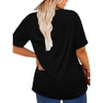 thumbnail image 3 of Anbech Christian Shirts Women Faith T Shirts Plus Size Graphic Shirts Oversized Short Sleeve Loose Tee, 3 of 7