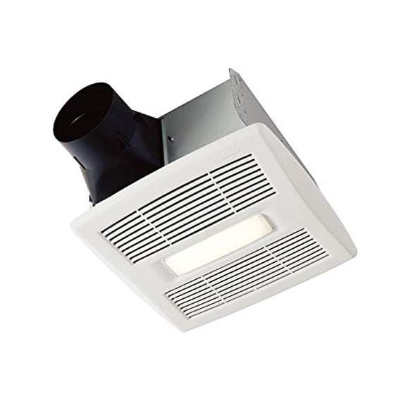Broan-Nutone AE80SL 80 CFM, 0.8 Sones In-Vent Series Humidity Sensing Bathroom Exhaust Fan with LED Light