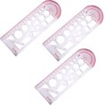 thumbnail image 3 of CAROOTU Multifunctional Geometric Ruler Geometric Drawing Template Measuring Tool For School Office Supplies New, 3 of 7
