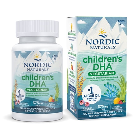 Nordic Naturals Children s DHA Vegetarian Soft Gels - 120 count