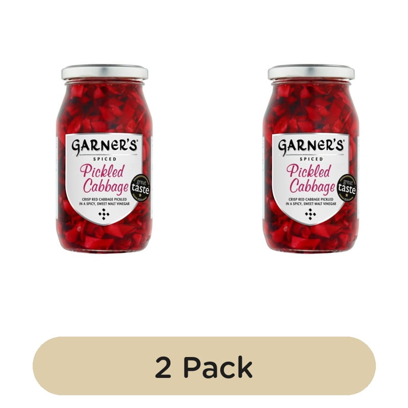 Garners Pickled Red Cabbage 454g, British Import (Pack of 2)