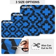 thumbnail image 4 of Dish Drying Mats Diatomaceous Earth Super Absorbent Non-slip Rubber Sole 23.6x19.7in Dark Blue Black Plaid, 4 of 11