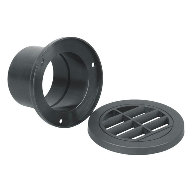 Conector de escape de salida, tubo plano redondo de 60 mm de aire de ventilación profesional Pieza de conducto de ventilación duradera automotriz para Sunnimix Conector de escape de salida