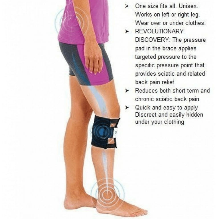 Sciatic Nerve Brace ~ Sciatica Acupressure Leg & Back Pain Relief!, Size: One Size