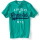 thumbnail image 1 of Camiseta gráfica Aeropostale Athletic Dept Nyc verde pequeña, 1 of 1