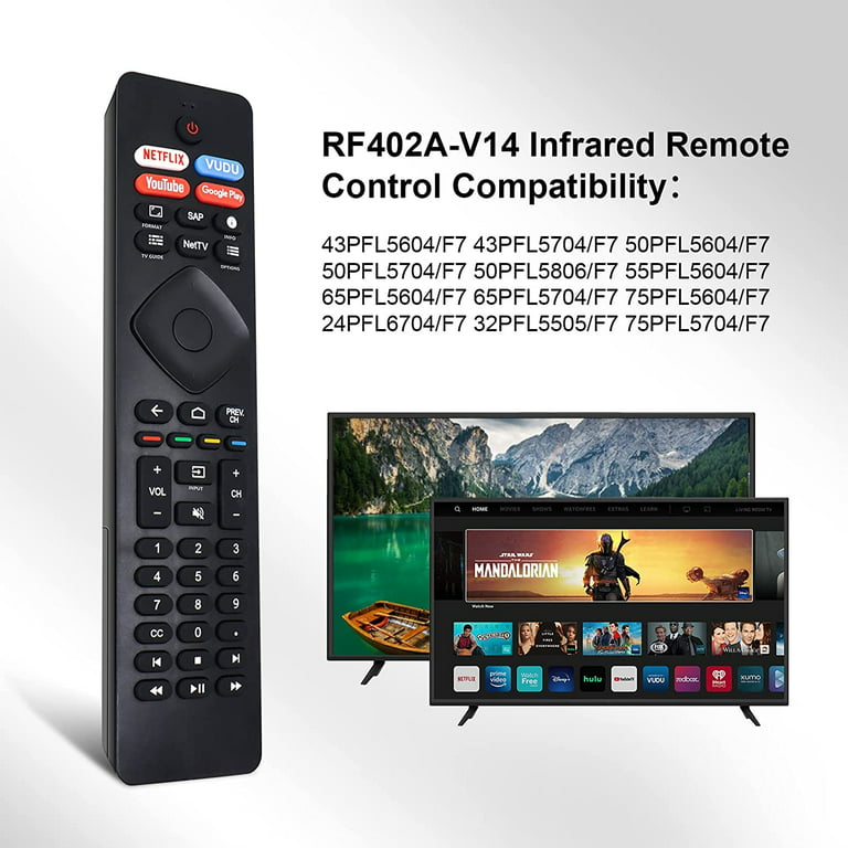 Mando a distancia para TV Philips, nuevo mando a distancia para TV  RM-L1225, RC2543, RC400, RC7812, RC115300101, RC19036002, 2423549001834,  UHD7800 - AliExpress