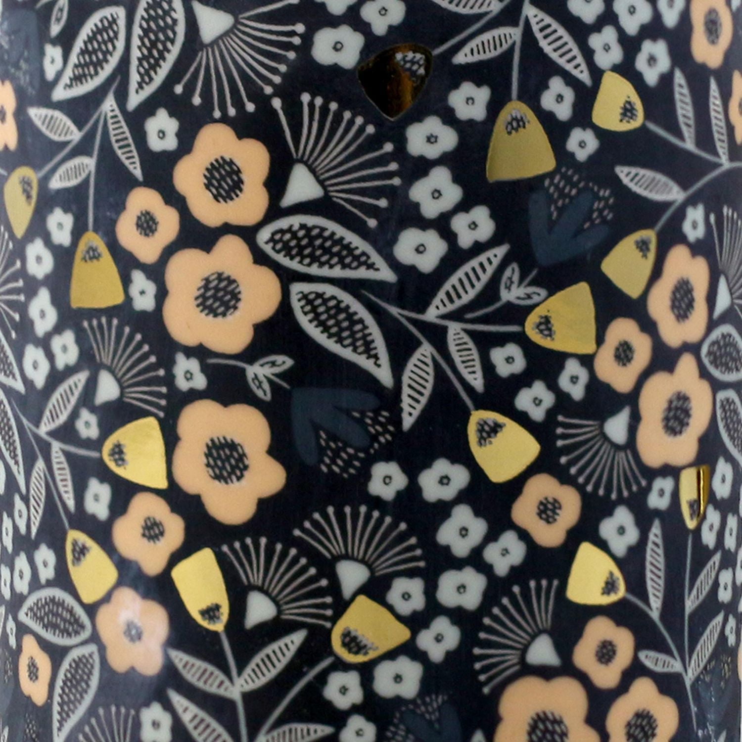 Mainstays Grey Decal with Golden handle 11.5OZ MUG