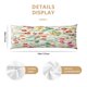 thumbnail image 3 of Balery Spring floral Funda Protectora para Almohada Corporal de Algodón Hipoalergénico con Cierre(55 x 21 pulgadas), Almohadas No Incluidas, 3 of 7