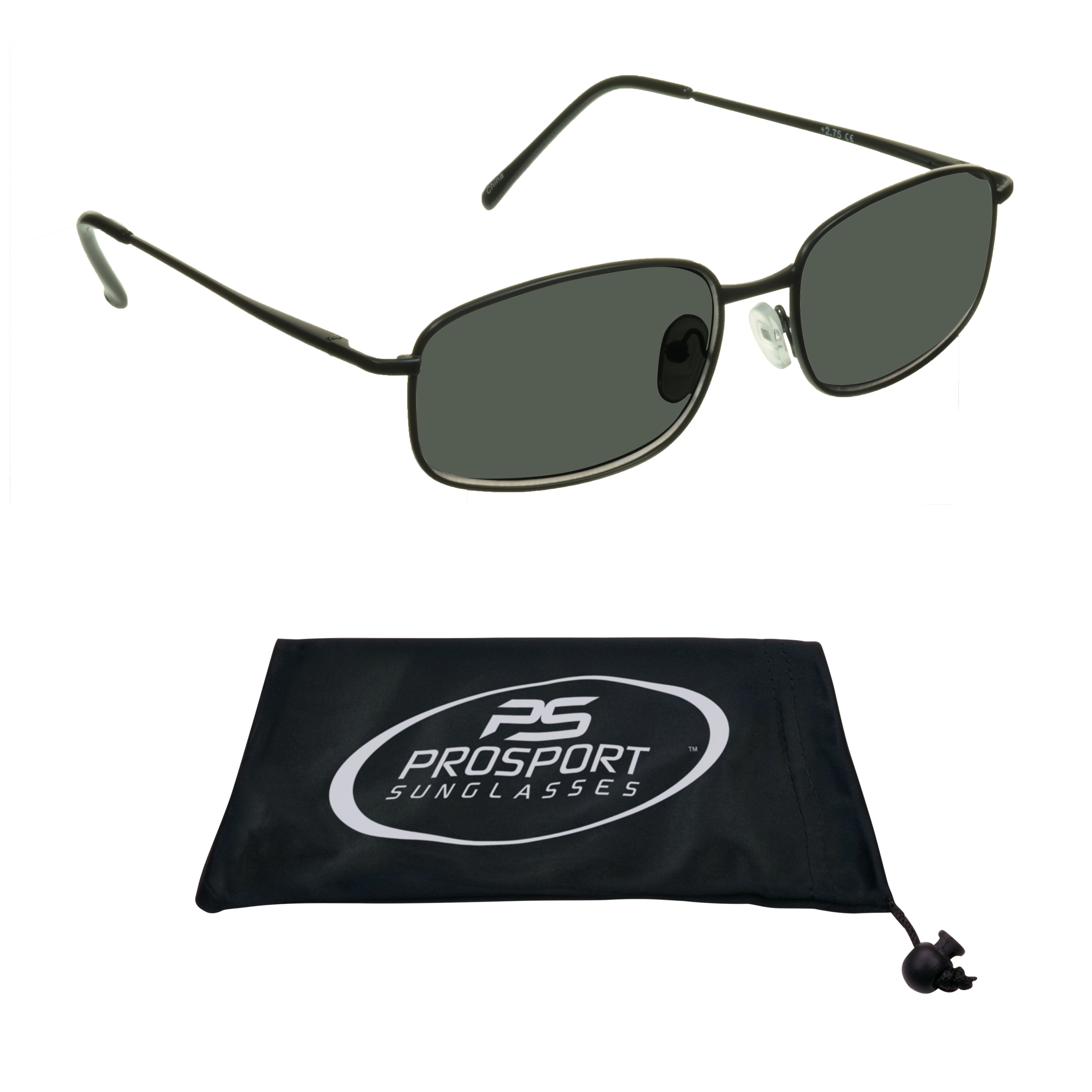 Tivoli Bifocal Sunglasses for Men Women Semi Rimless Reading Sun Tinted Glasses with Readers 