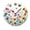 FFclock098, variant on ZXCXRQFa Desk Clocks Wildflower Butterfly Spring Floral Silent Wall Clock for Bathroom Indoor Decoration No Ticking 10 Inch Round Small Clock for Hospital Classroom Home Living Room