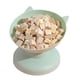 thumbnail image 2 of Cuenco alto para gatos con boca oblicua elevada para evitar caídas, cuenco elevado inclinado para alimentación de alimentos para gatos, perros pequeños y medianos, verde, 2 of 5