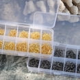 thumbnail image 4 of 500 Pcs Multi Sizes Fish Jig Hooks with Hole Fishing Hook Tackle Box Steel Fishhook, 4 of 7