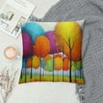 thumbnail image 2 of QZHH  Throw Pillow Covers Home Decor Pillow Cases Decorative for Bed Sofa Cushion Couch Outdoor Colorful Tree Pillowcases, 2 of 5