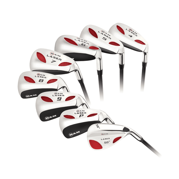Ram Golf Laser Steel Hybrid Irons Set 4 Sw 8 Clubs Mens Left Hand Regular Flex Walmart Com