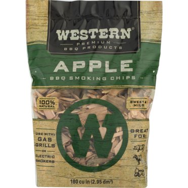 Western Premium BBQ Products Cherry BBQ Smoking Chips, 180 cu in