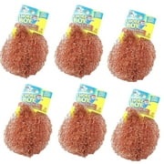 6 Pieces Chore Boy 100% Pure Copper Rust Free Scrubbers, for Pot and Pans