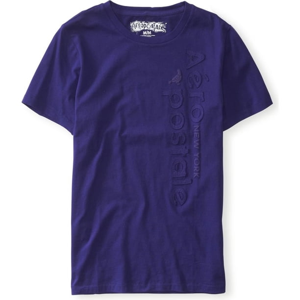 Camiseta con adorno de paloma vertical Aeropostale Morado Pequeña