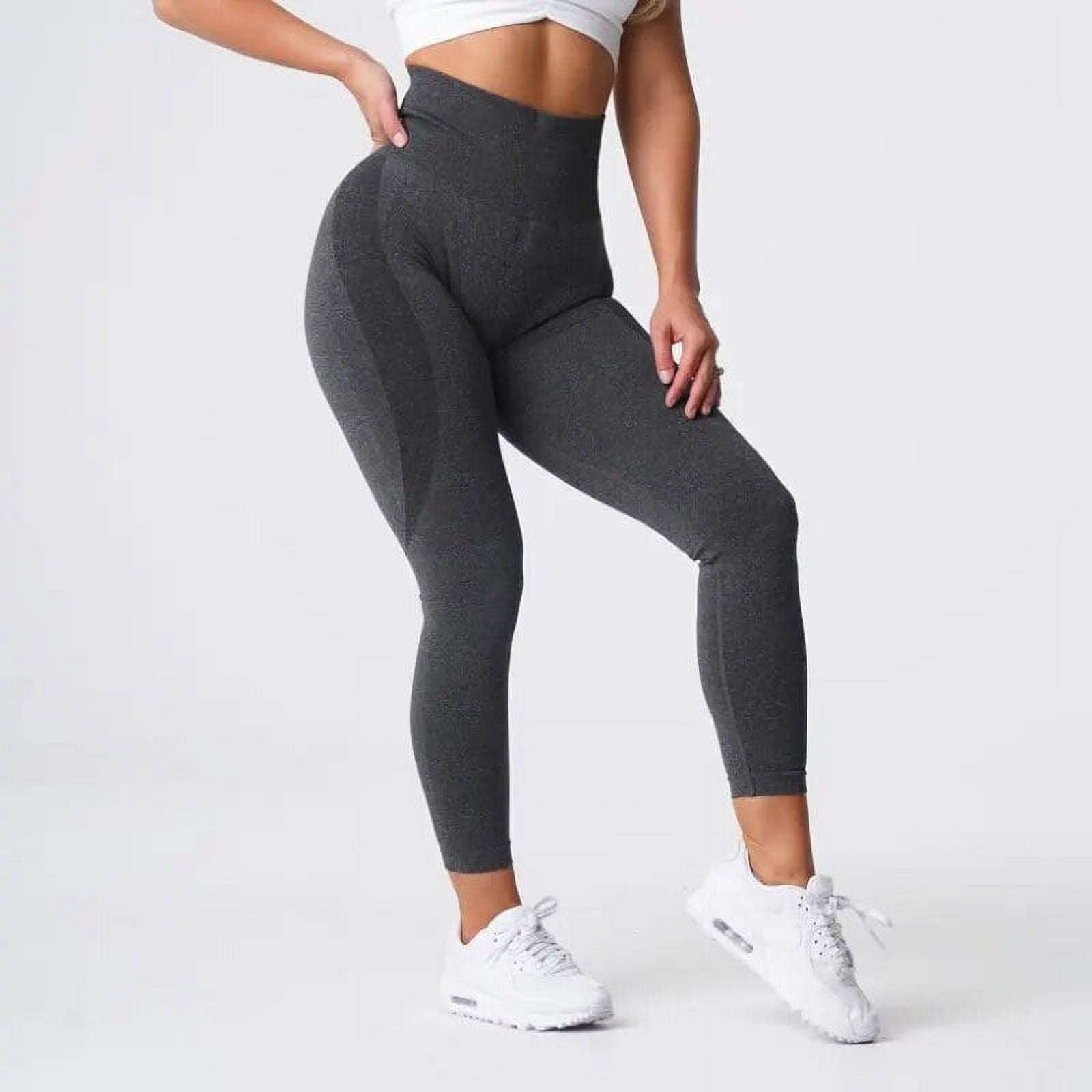 Butt Lift Yoga Leggings Smile Contour Women High Waist Squat Seamless Gym Running Sports Yoga Pants Butt Lift Workout Tights
