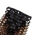 thumbnail image 4 of 100% Human Hair Wig Curly 16" T1B/4 Ombre Brown Hair Heat Resistant Bleachable, 4 of 6