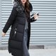 thumbnail image 4 of Abrigos de invierno para mujer Sólido Casual Más grueso Invierno Slim Down Lammy Chaqueta Abrigo Abrigo Odeerbi ODB-3, 4 of 8