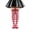 Red, variant on Huanglei Kids Over The Knee Striped Socks For Little Soft Ribbed Crew 6 To 12 ()